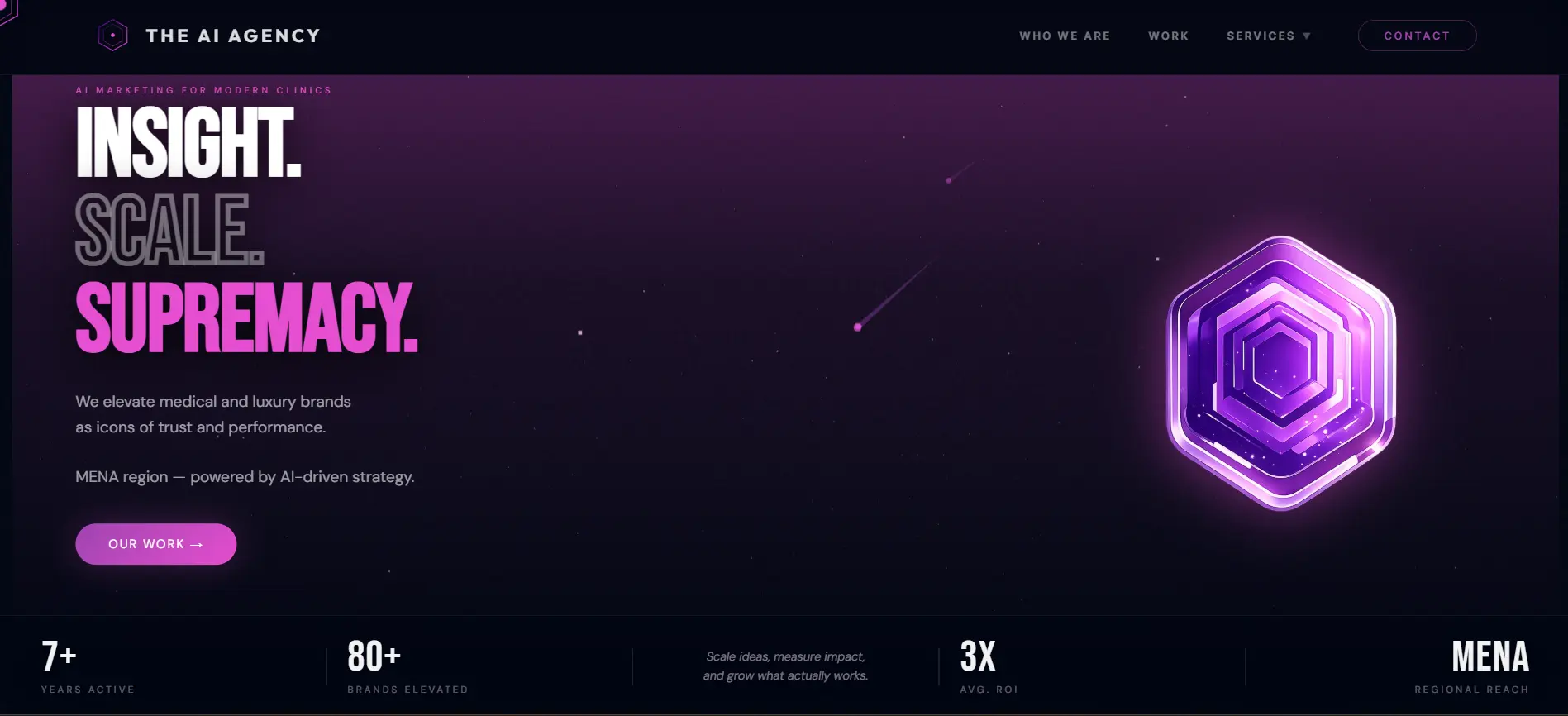 AI Agencyy live website preview